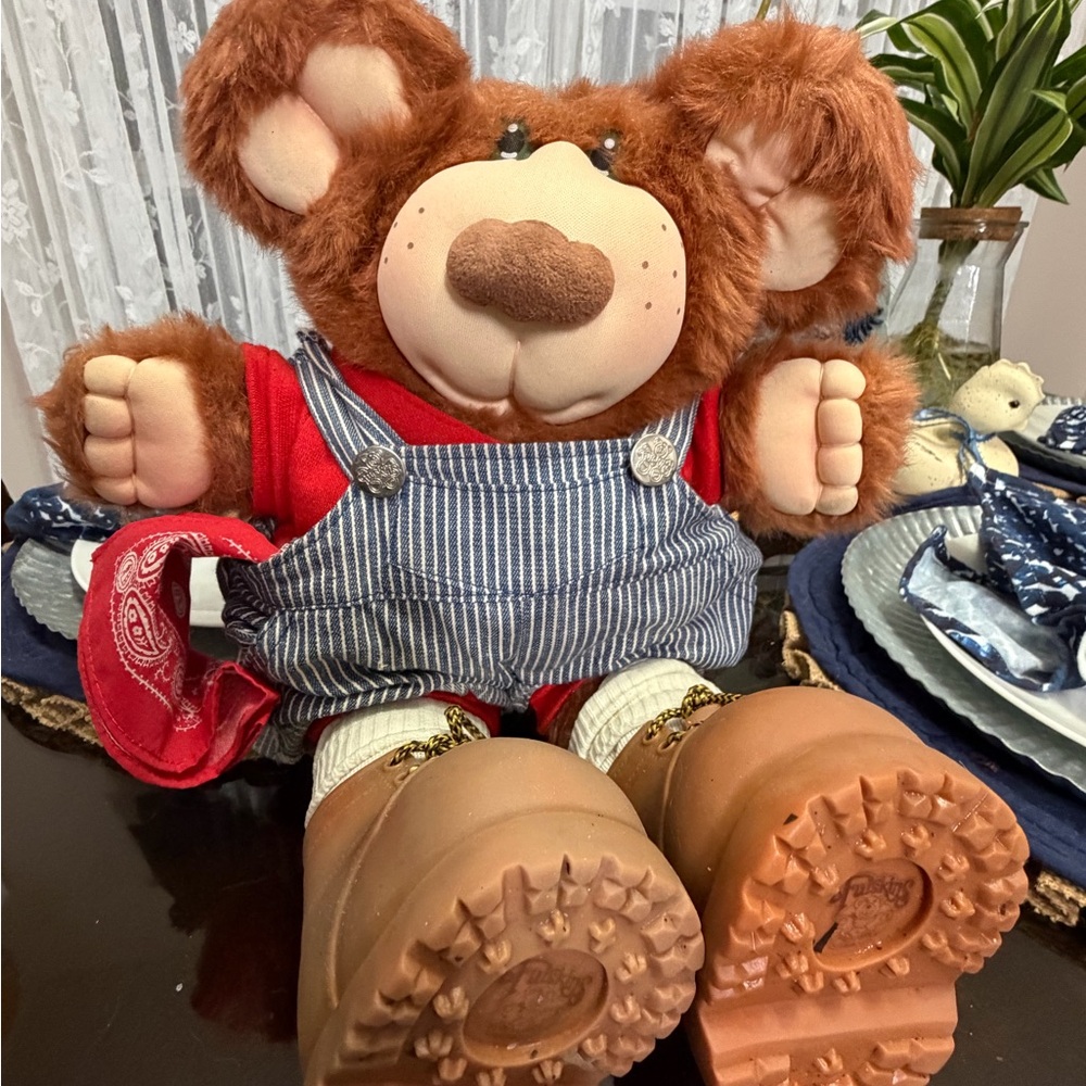 Furskin Bubba Bear! Collectors 1980s plush!
